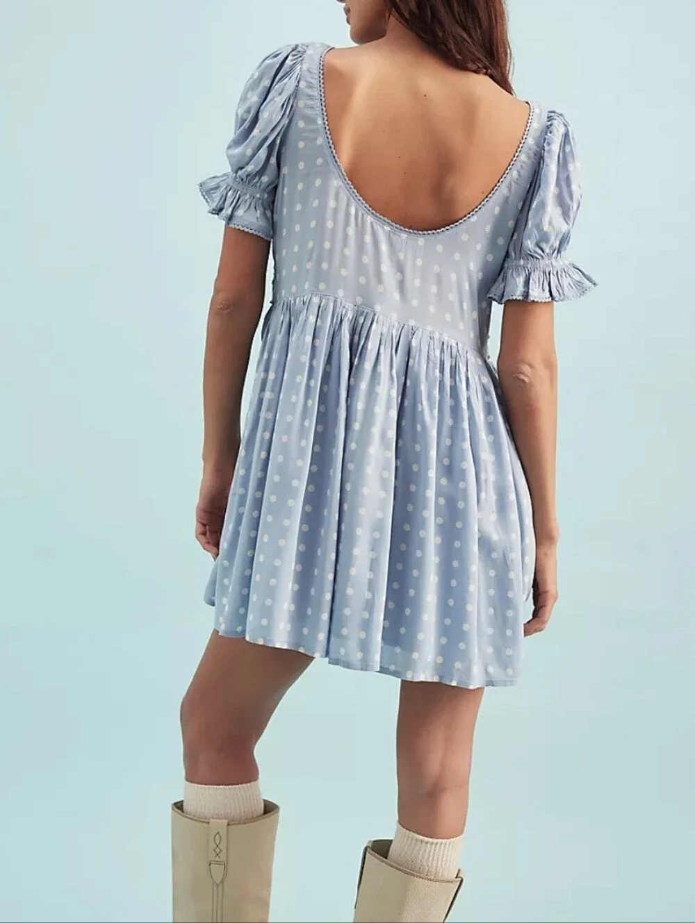 Free People Daisy Dots Mini Dress